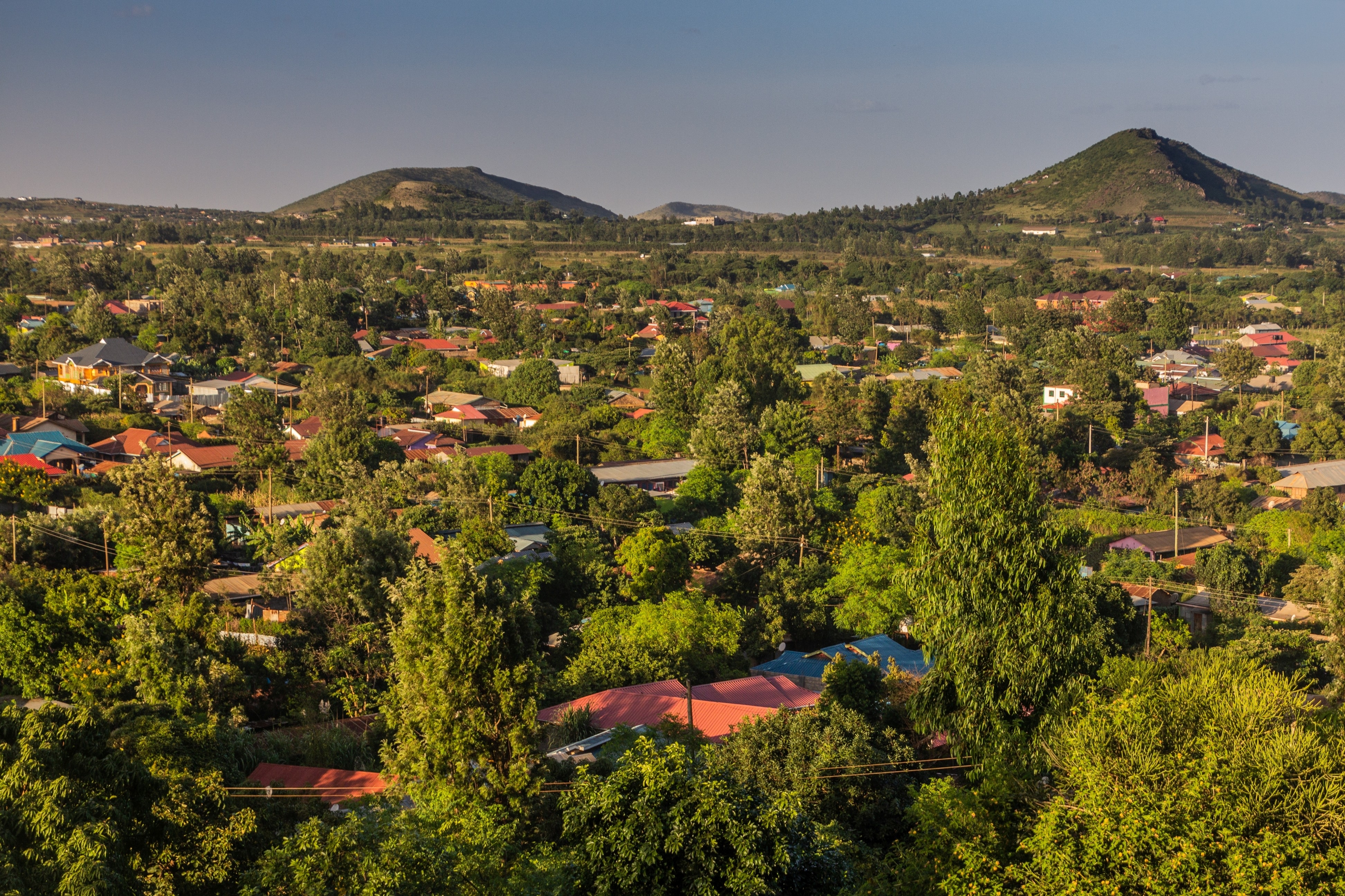 Aerial,View,Of,Marsabit,Town,,Kenya