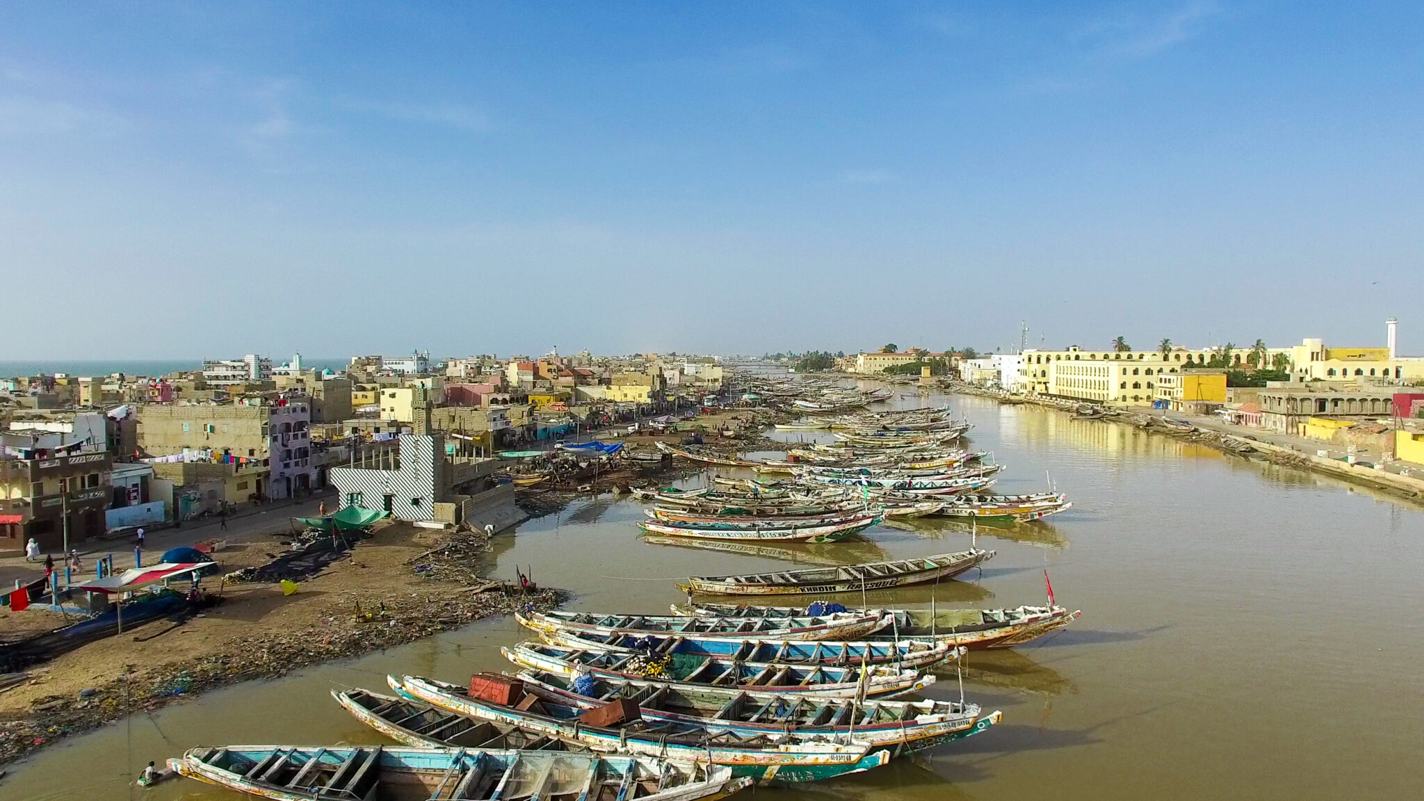 Sky,View,Of,Saint-louis,In,Senegal