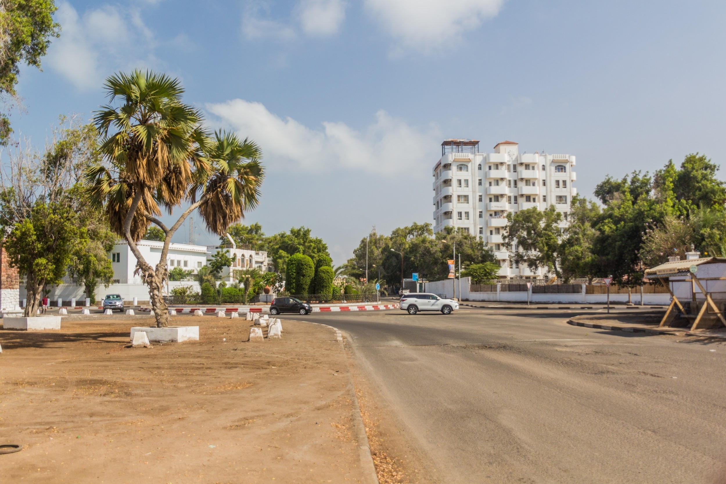 View,Of,A,Roundabout,In,Djibouti,,Capital,Of,Djibouti.